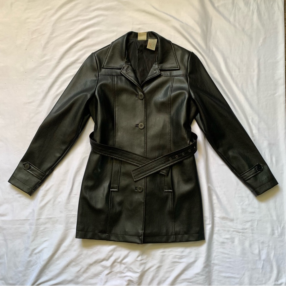 Faux Leather Jacket